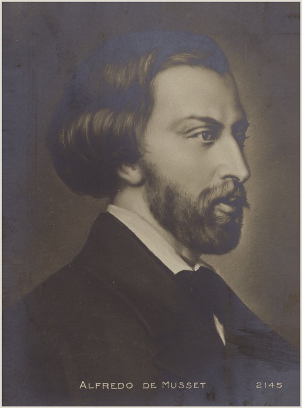 Alfred de Musset portréja alkotó: French School