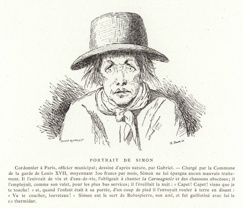 Antoine Simon portréja alkotó: French School