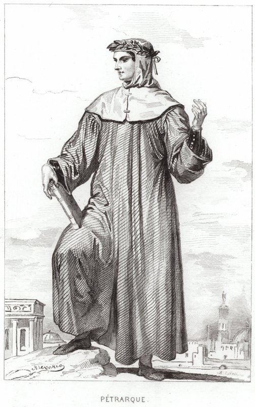 Francesco Petrarch portréja alkotó: French School