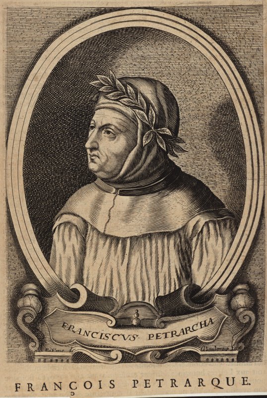 Francesco Petrarch portréja alkotó: French School