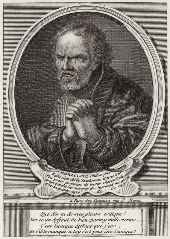 Efézusi Hérakleitosz portréja alkotó: French School