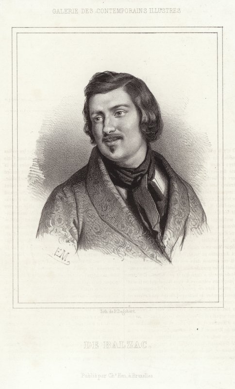 Honoré de Balzac portréja alkotó: French School