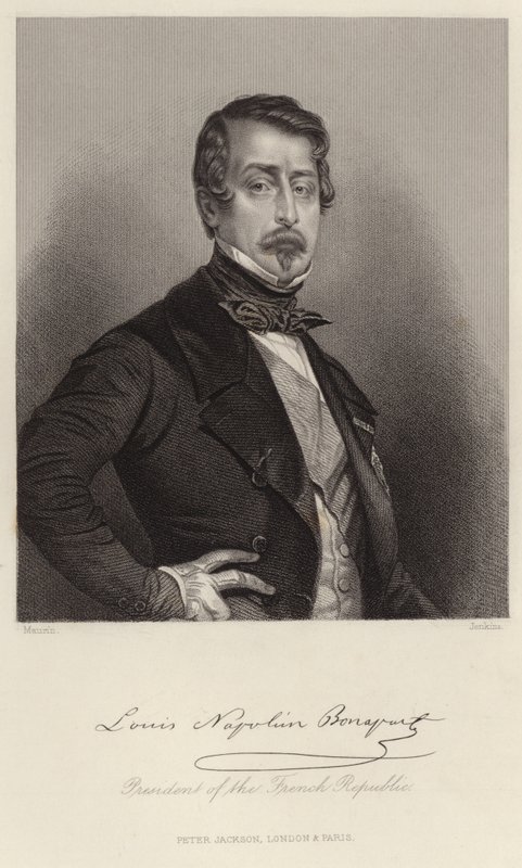Louis-Napoleon Bonaparte portréja alkotó: French School