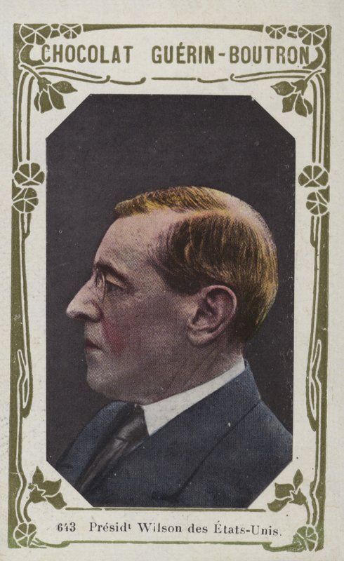 Wilson amerikai elnök (színes fotó) alkotó: French School