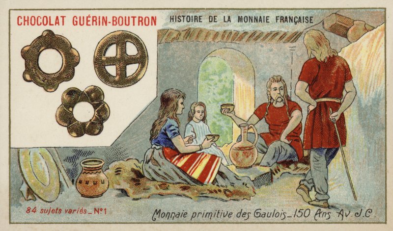 A gallok primitív érméi alkotó: French School