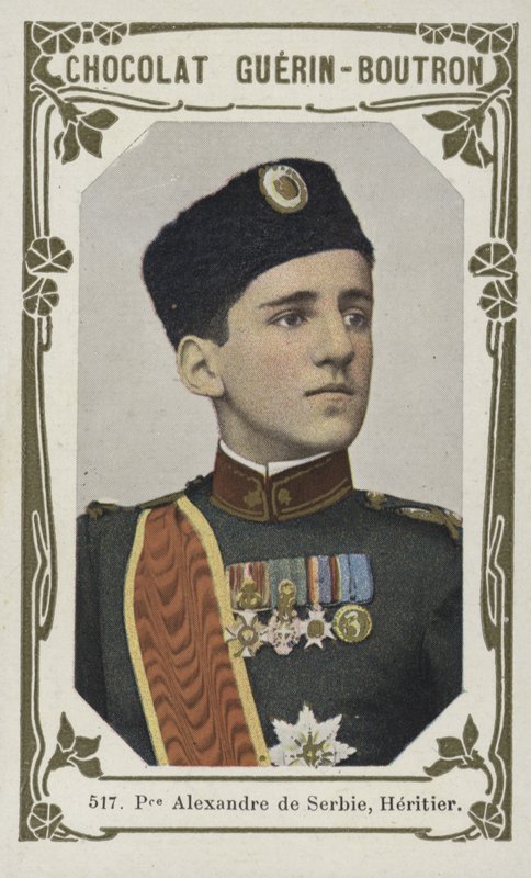Sándor szerb herceg, örökös (színes fotó) alkotó: French School