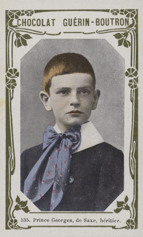 Georges herceg, de Saxe, örökös (színes fotó) alkotó: French School