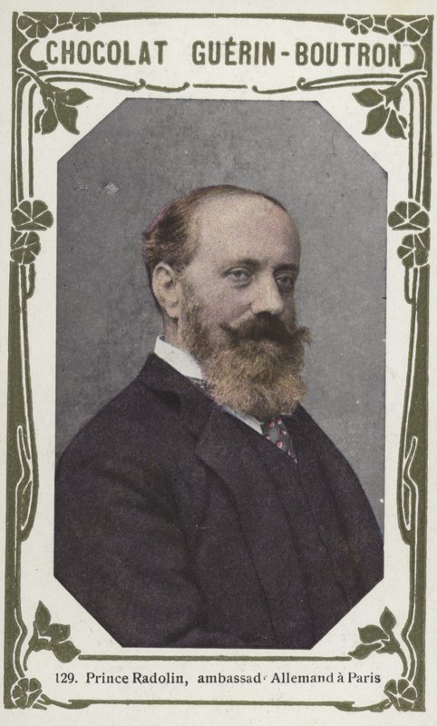 Radolin herceg, német párizsi nagykövet (színes fotó) alkotó: French School
