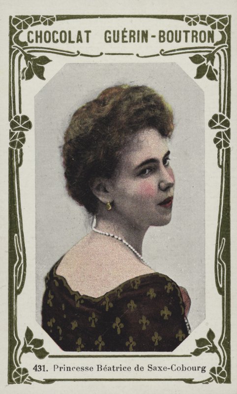 Beatrice szász-coburgi hercegnő (színes fotó) alkotó: French School