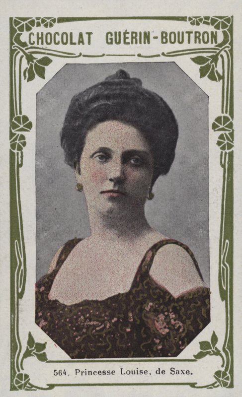 Louise hercegnő, Szászország (színes fotó) alkotó: French School