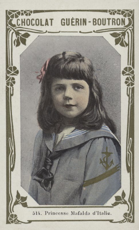 Mafalda olasz hercegnő (színes fotó) alkotó: French School
