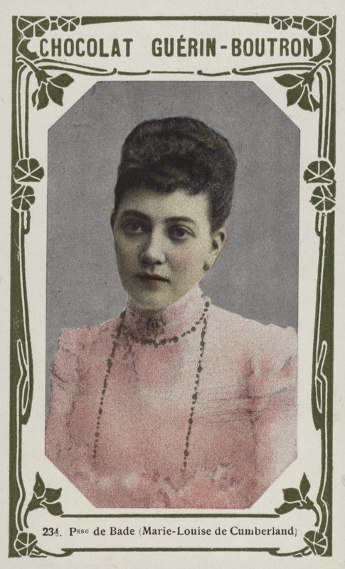 Badeni hercegnő, Marie-Louise of Cumberland (színes fotó) alkotó: French School