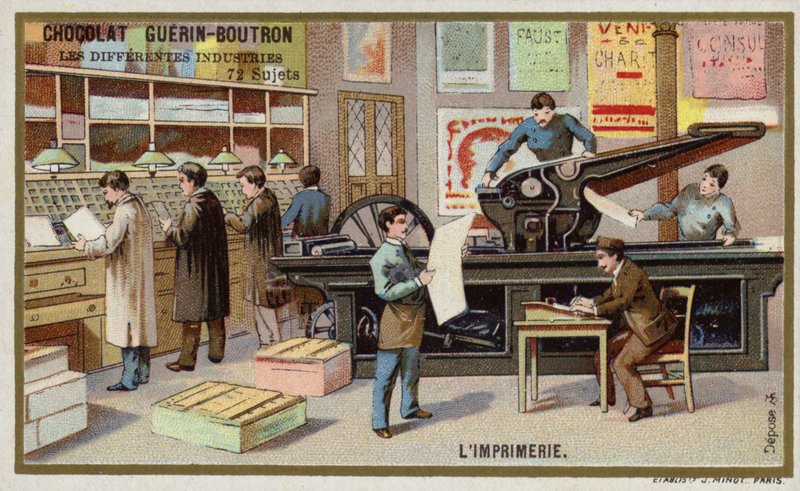 Nyomda (chromolitho) alkotó: French School