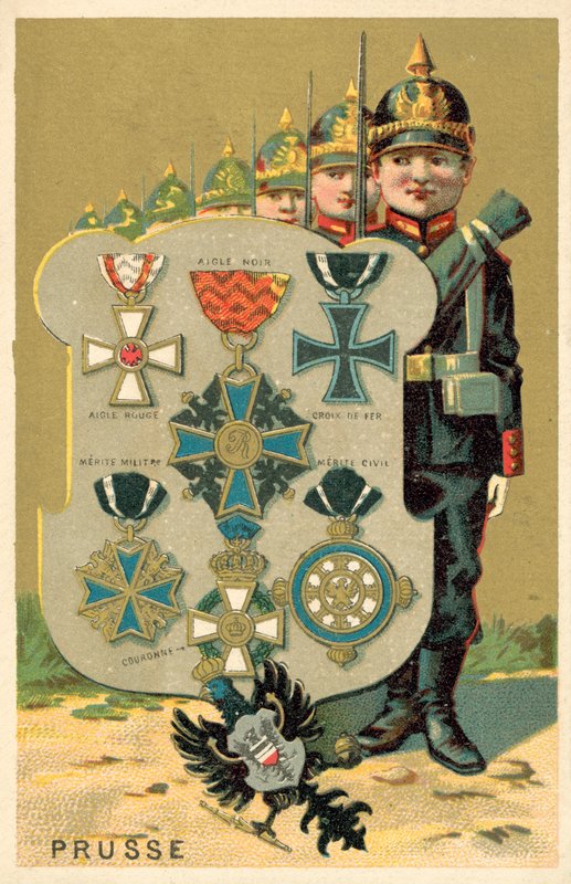 Poroszország (chromolitho) alkotó: French School