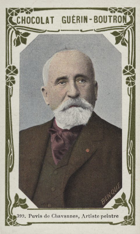 Puvis de Chavannes, festő (színes fotó) alkotó: French School