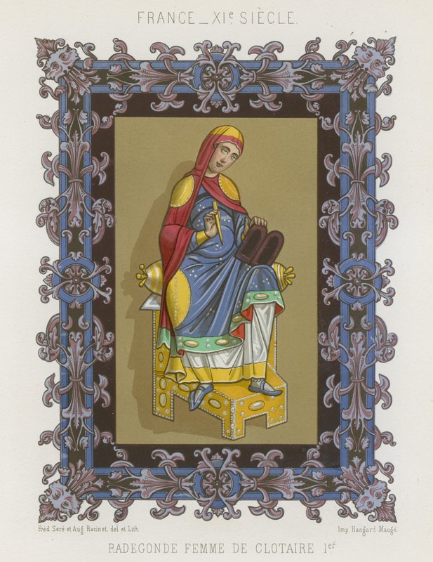 Radegund, I. Chlothar felesége alkotó: French School
