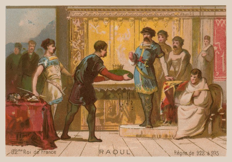 Raoul, Franciaország királya (c 890-936) alkotó: French School