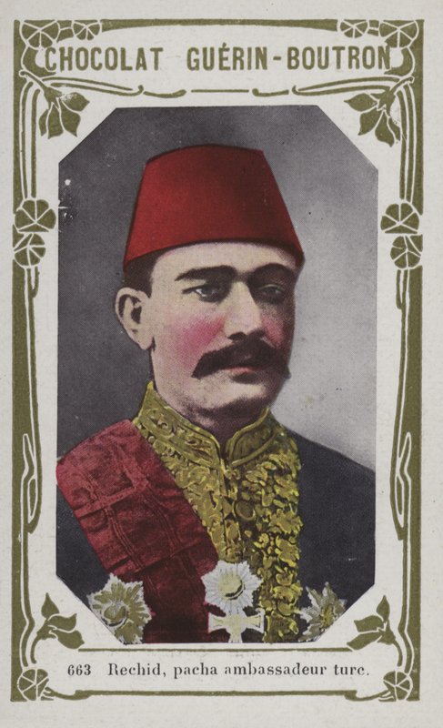 Reshid pasa török ​​nagykövet (színes fotó) alkotó: French School