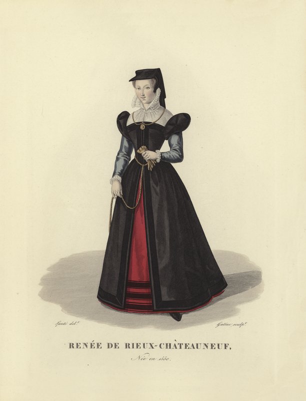 Renee de Rieuf, La Belle Chateauneuf alkotó: French School
