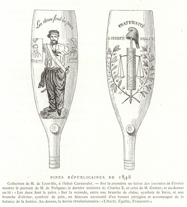 Republikánus csövek, 1848-as forradalom, Franciaország alkotó: French School