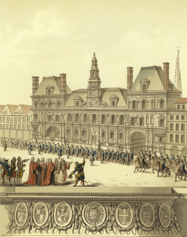 Párizs város őreinek áttekintése alkotó: French School