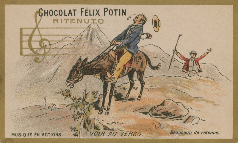 Ritenuto. Sok visszafogottság alkotó: French School