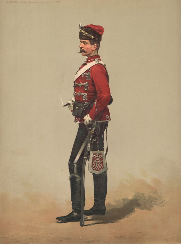 Rittmeister, Brandenburgi Huszárok, 3. sz alkotó: French School