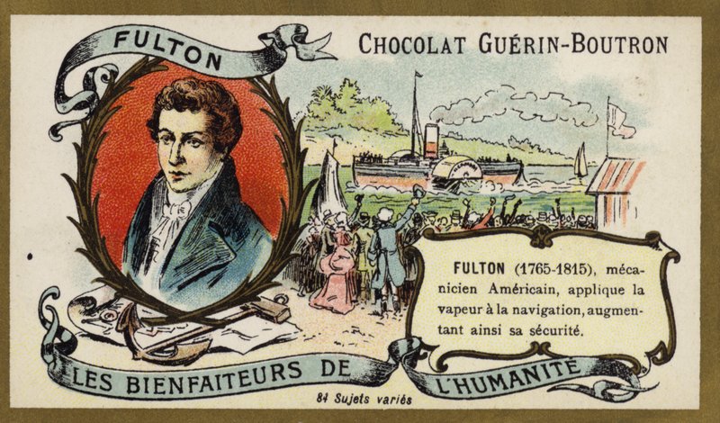 Robert Fulton amerikai mérnök és feltaláló (chromolitho) alkotó: French School