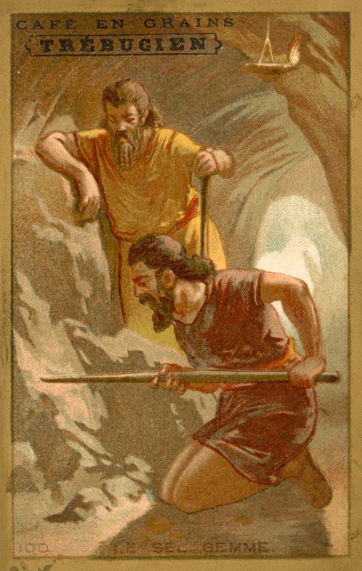 Kősó (chromolitho) alkotó: French School