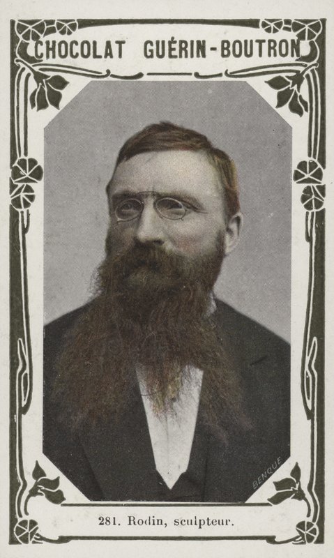 Rodin, szobrász (színes fotó) alkotó: French School