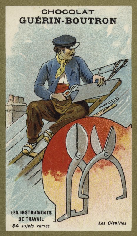Tetőfedő olló alkotó: French School