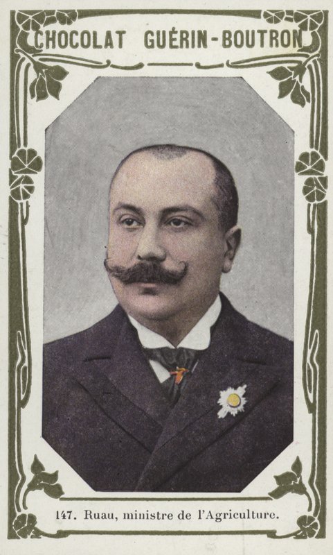 Ruau, mezőgazdasági miniszter (színes fotó) alkotó: French School