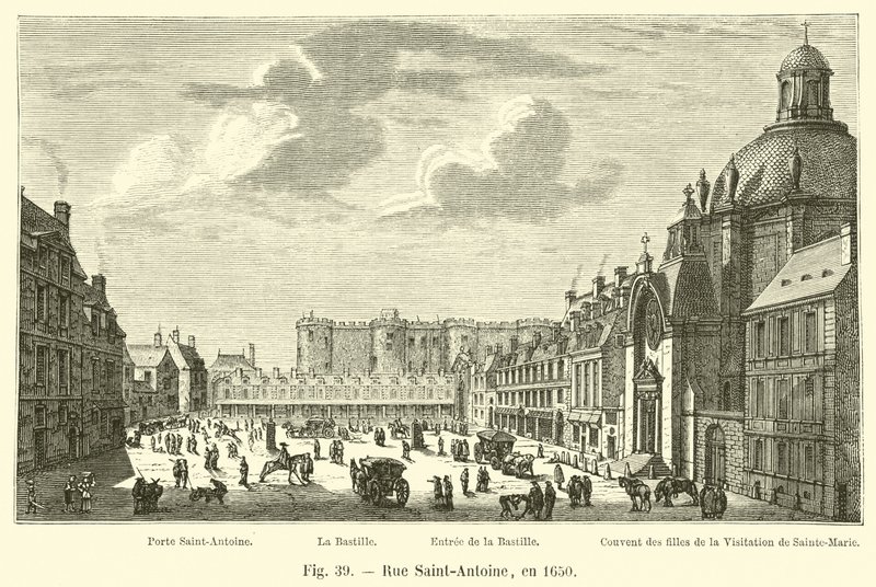 Rue Saint-Antoine, 1650 alkotó: French School