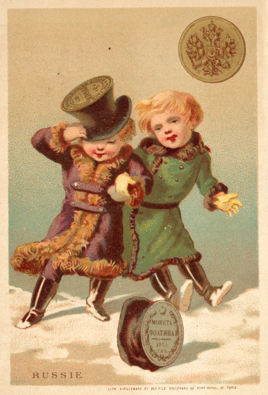 Oroszország (chromolitho) alkotó: French School