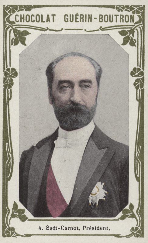 Sadi-Carnot elnök (színes fotó) alkotó: French School