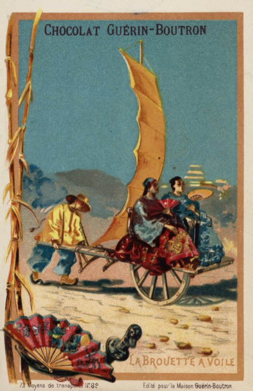 Vitorlás talicska (chromolitho) alkotó: French School