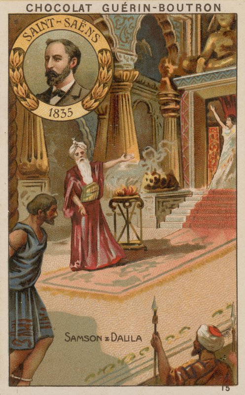 Saint-Saens, Sámson és Delila alkotó: French School