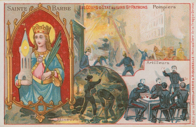 Szent Borbála alkotó: French School