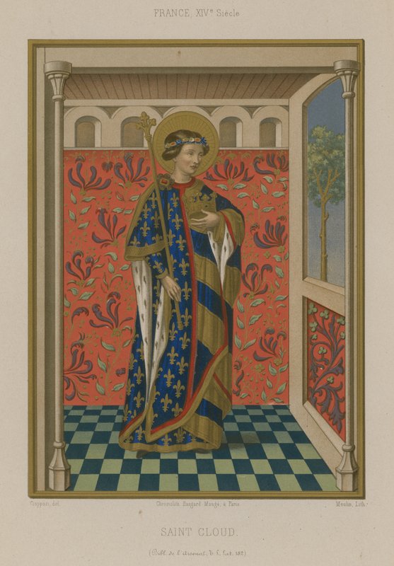 Szent Clodoald, Chlodomer orléans-i király fia alkotó: French School