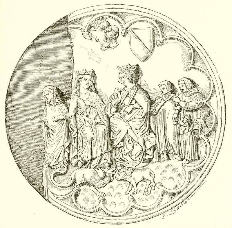 Szent Lajos és Kasztíliai Blanche alkotó: French School