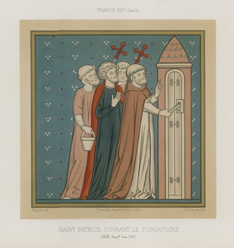 Szent Patrik purgatórium megnyitása alkotó: French School