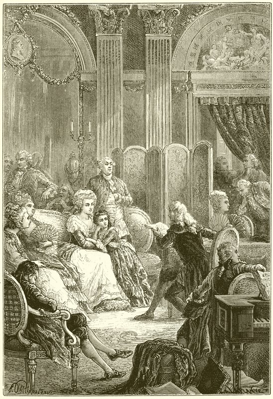 Madame Necker szalon alkotó: French School
