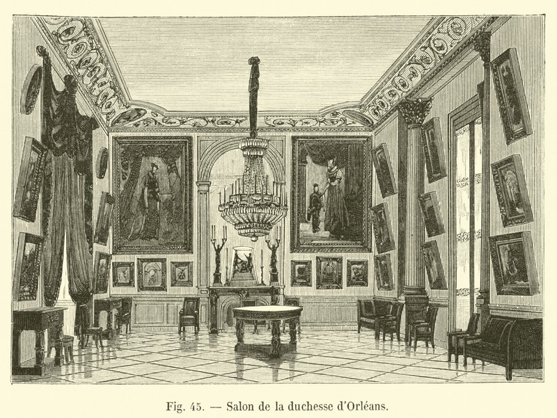 Orléans-i hercegnő szalonja alkotó: French School