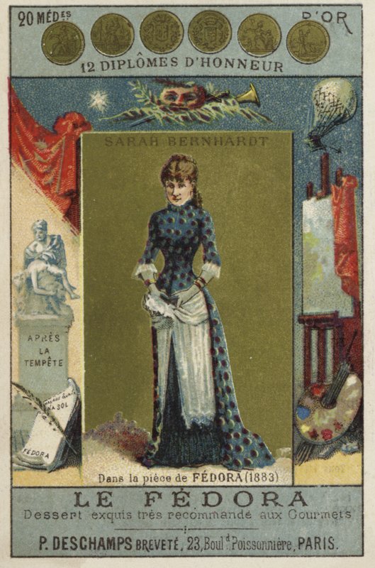 Sarah Bernhardt francia színésznő alkotó: French School