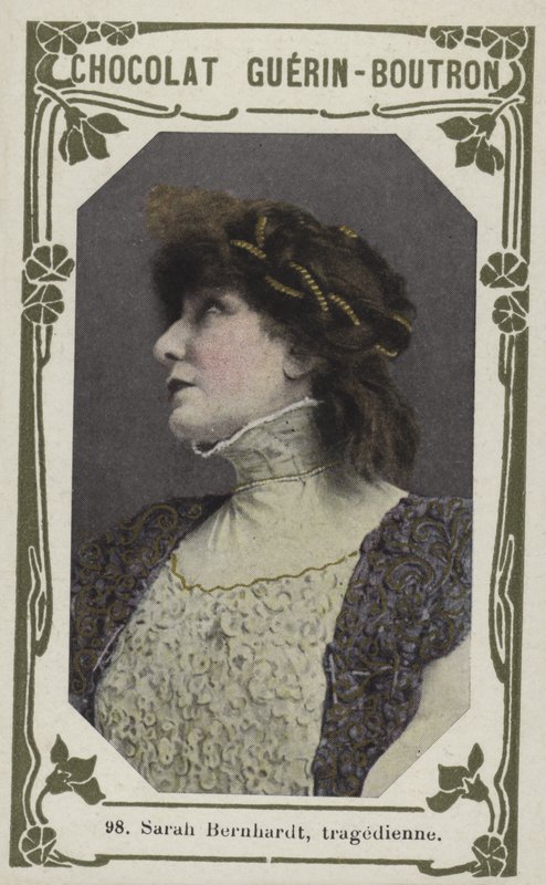 Sarah Bernhardt, tragedienne (színes fotó) alkotó: French School