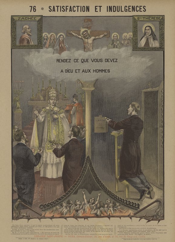 Elégedettség és kényeztetés (színes litó) alkotó: French School