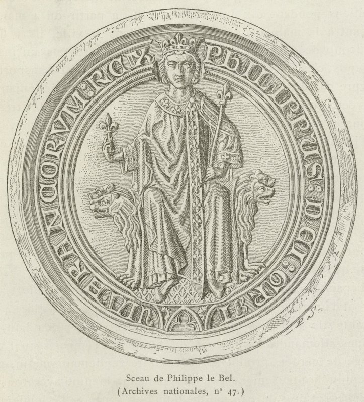 Szép Fülöp pecsétje (metszet) alkotó: French School