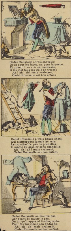 Jelenetek a Cadet Rousselle-ből alkotó: French School