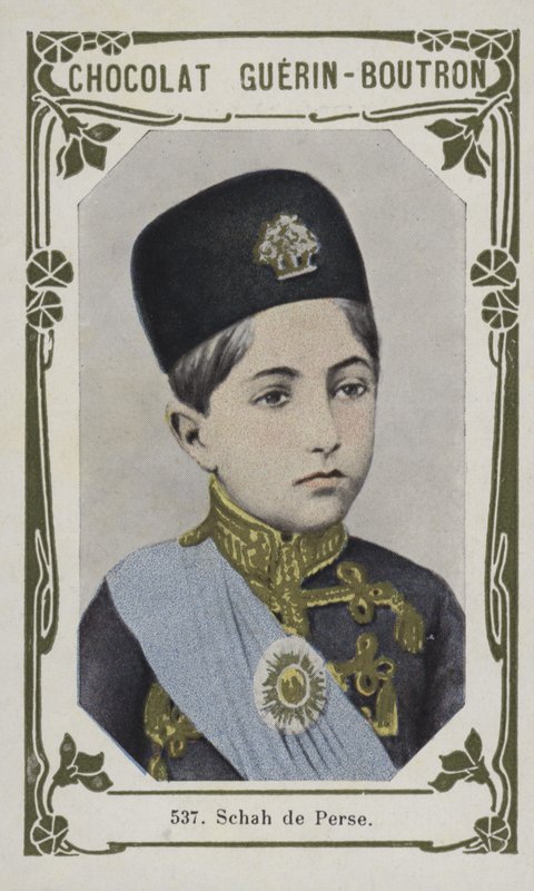 Schah de Perse (színes fotó) alkotó: French School