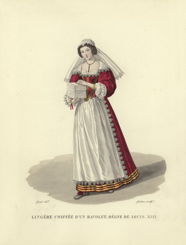 Varrónő karámot visel, XIII. Lajos francia uralkodása alkotó: French School